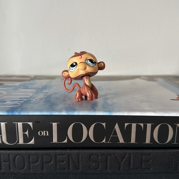 Littlest Pet Shop (LPS) Monkey figure, LPS Monkey #485 - Picture 1 of 3